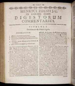 In Librum XXXIV. Digestorum Commentarius. - In Librum XXXVI. Digestorum Commentarius.