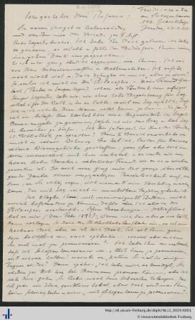 Nachlass L. Schemann (NL 12/3029) : Briefe von Georg Wanke an Ludwig Schemann
