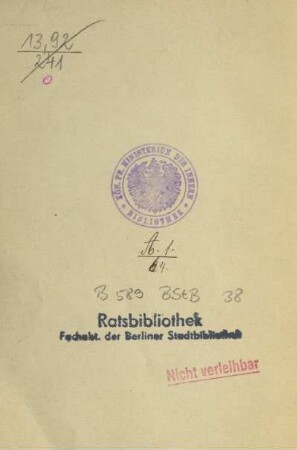Ausführungsbestimmungen zur Benutzungsordnung für die Stadtbibliothek