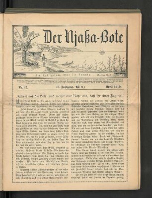 Nr. 22. April 1910.