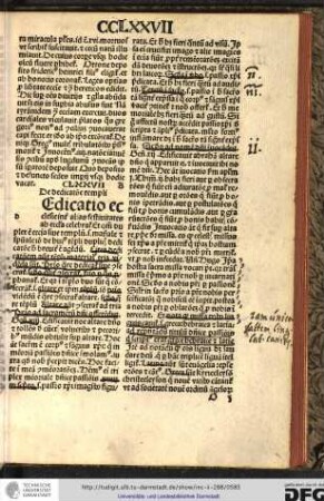 [Legenda] CLXXVII. De dedicatione templi.