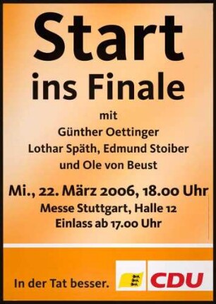 CDU, Landtagswahl 2006