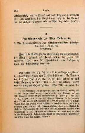 156-170 Zur Chronologie des Alten Testaments