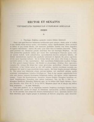 Originum Eliacarum capita selecta
