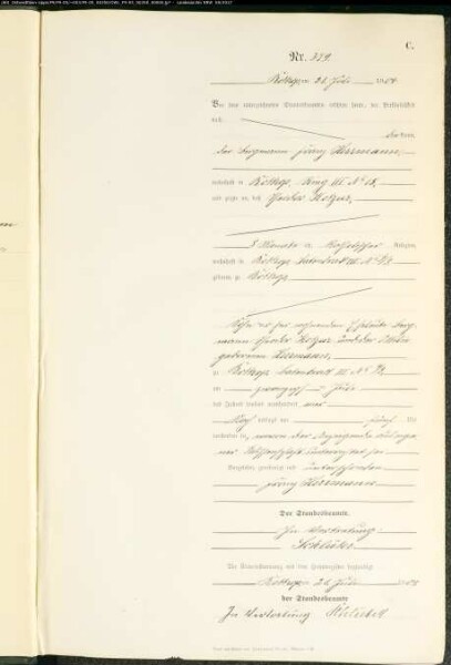 Sterberegister Standesamt Bottrop