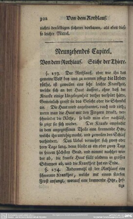 Neunzehendes Capitel. Von dem Rothlauf. Stiche der Thiere