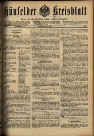 Ausgabe vom Dienstag, den 25. Juli 1916.