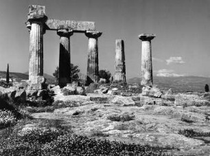 Korinth. Apollontempel (550ante/525ante)