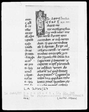 Bernardus, Sermones in Contica Canticorum — Initiale I (ntroduxit me), Folio 70recto