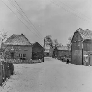 Radibor : Radibor. Ortsansicht. Winteraufnahme