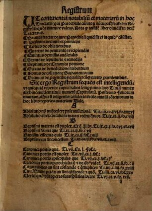 Parochiale Curatorum