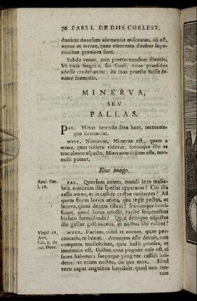 Minerva, seu Pallas.