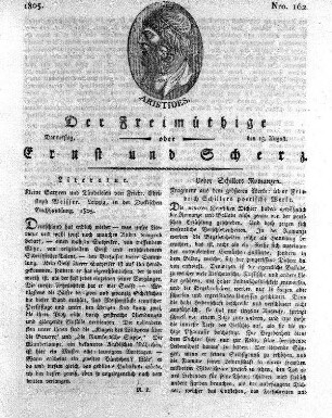 Nro. 162, Donnerstag den 15. August