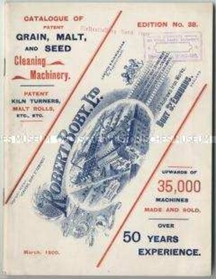 Katalog über landwirtschaftliche Maschinen