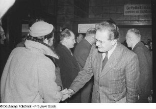 Begrüßung ausländischer Genossenschaftler