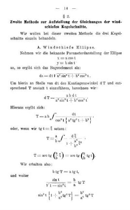 A. Windschiefe Ellipse