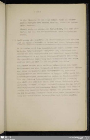 III Qualitative und quantitative Untersuchungen über den Gehalt an Spurenelementen in Kohlen und deren Nebengestein