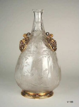 Flasche mit Darstellungen aus der Geschichte des Noah