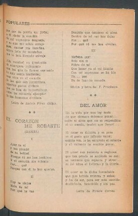 El corazón me robaste : (Zamba)