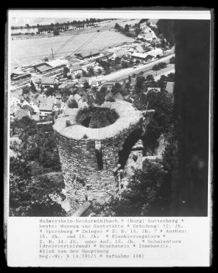 Burg Guttenberg — Flankierungsturm