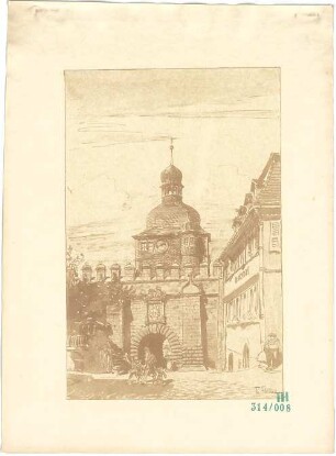 Fischer, Theodor; Schweinfurt (Bayern); Altes Mühlentor - Perspektive