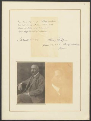 Baron zu Putlitz, General-Intendant der Königlich Württembergischen Hoftheater