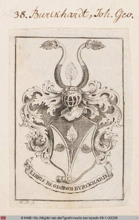 Wappen des Johann Georg Burckhard