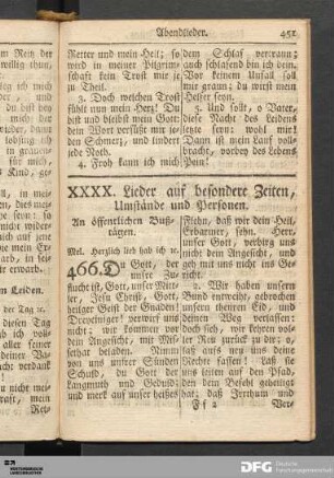XXXX. Lieder auf besondere Zeiten, Umstände und Personen.