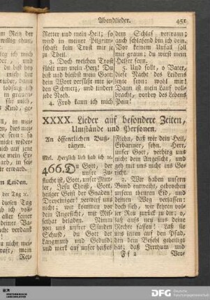 XXXX. Lieder auf besondere Zeiten, Umstände und Personen.