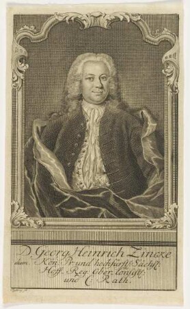 Bildnis des Georg Heinrich Zincke