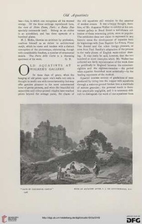 49: Old aquatints at Walker's gallery