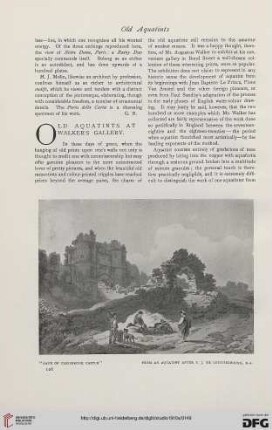 49: Old aquatints at Walker's gallery