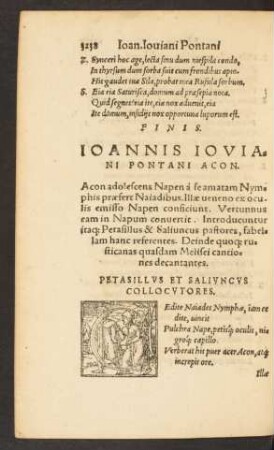 Ioannis Ioviani Pontani Acon.