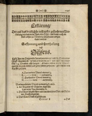 1095-1096, Erklaerung, der auf das deutlichste in Kupffer gestochenen ...