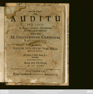 De Auditu