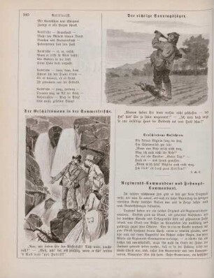 "Der Geschäftsmann in der Sommerfrische" "Der richtige Sonntagsjäger"