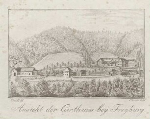 Ansicht der Carthaus bey Freyburg