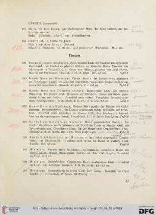 Dosen (Nr. 389-452)