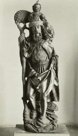 Heiliger Christophorus aus Culitzsch, Teil eines Flügelaltars