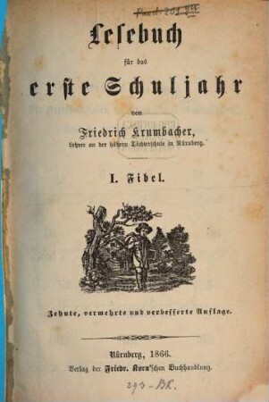 Lesebuch für das erste Schuljahr, 1. Fibel