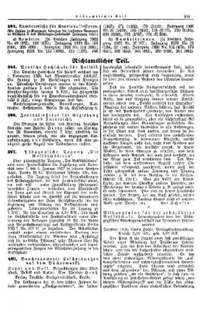 Zentralinstitut für Erziehung und Unterricht : [Nichtamtlicher Teil]