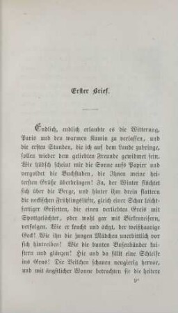 Erster Brief [Ernst Raupach]