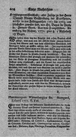 Pharmacopoea Wirtembergica. Ed.auct.
