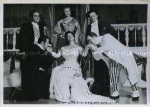 Neuinszenierung der Oper "Die schalkhafte Witwe" in der Deutschen Oper am Rhein