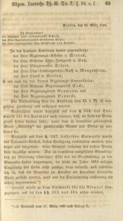 Berlin, den 25. März 1839
