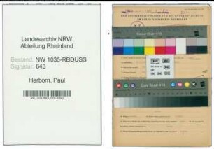 Entnazifizierung Paul Herborn , geb. 19.09.1914 (Baufuehrer)