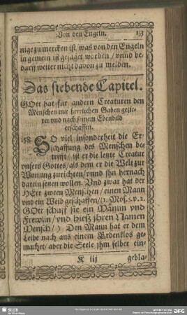 Das siebende Capitel. Von Gottes Ebenbild im Menschen