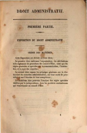 Droit administratif, 1