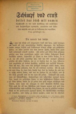 Vierhundert Schwänke des sechzehnten Jahrhunderts