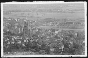 Radebeul. Blick vom Spitzhaus auf Radebeul
